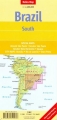 Brazylia południowa mapa 1:2 500 000 Nelles