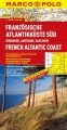 Atlantyckie wybrzeże Francji. Mapa drogowa 1:300 000 wyd. Marco