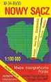 M-34-89/90 Nowy Sącz. Mapa topograficzno-turystyczna 1:100 000 w