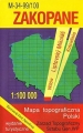 M-34-99/100 Zakopane. Mapa topograficzno-turystyczna 1:100 000 w