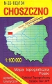 N-33-103/104 Choszczno. Mapa topograficzno-turystyczna 1:100 000