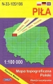 N-33-105/106 Piła. Mapa topograficzno-turystyczna 1:100 000 wyd.