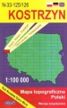 N-33-125/126 Kostrzyn. Mapa topograficzno-turystyczna 1:100 000