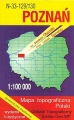N-33-129/130 Poznań. Mapa topograficzno-turystyczna 1:100 000 wy
