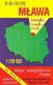 N-34-101/102 Mława. Mapa topograficzno-turystyczna 1:100 000 wyd