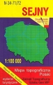N-34-71/72 Sejny. Mapa topograficzno-turystyczna 1:100 000 wyd.