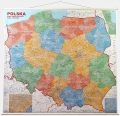 Polska. Mapa ścienna administracyjna 1:500 000 wyd. Jokart