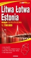 Litwa, Łotwa, Estonia - mapa samochodowa 1:700 000 ExpressMap