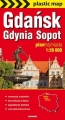 Gdańsk, Gdynia, Sopot plan trójmiasta laminowany 1:26 000 Expres