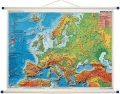 Europa. Mapa ścienna fizyczna 1:6,7 mln wyd. Meridian