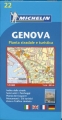 Genua / Genova. Plan miasta 1:8 000 M22 wyd. Michelin