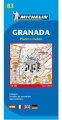 Grenada / Granada. Plan miasta 1:8 500 M83 wyd. Michelin