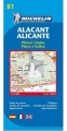 Alicante / Alacant. Plan miasta 1:10 000 M81 wyd. Michelin