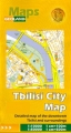 Tbilisi. Plan miasta 1:10 000 + mapa topograficzna okolic 1:50 0