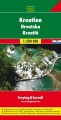 Chorwacja, Bośnia i Hercegowina, Słowenia mapa 1:500 000 Freytag