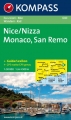 WK 640 Nice / Nizza, Monaco, San Remo. Mapa turystyczna 1:50 000