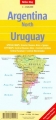 Argentyna Północna Urugwaj mapa 1:2 500 000 Nelles