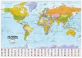 Świat. Mapa ścienna polityczna 1:30 mln wyd. Global Mapping