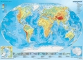 Świat. Mapa ścienna fizyczna 1:33 mln wyd. Meridian