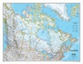 Kanada. Mapa ścienna Classic w ramie 1:8 mln wyd. National Geogr