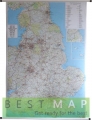 Anglia i Walia. Mapa ścienna drogowa 1:400 000 wyd. Freytag&Bern