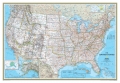 Stany Zjednoczne (USA). Mapa ścienna Classic magnetyczna w ramie
