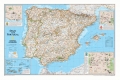 Hiszpania i Portugalia. Mapa ścienna Classic magnetyczna w ramie