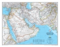 Afganistan, Pakistan i Bliski Wschód. Mapa ścienna Classic magne