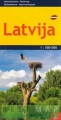 Latvija/Łotwa. Mapa samochdowa 1:500 000 wyd. Jana Seta
