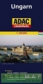 Ungarn/Węgry. Mapa turystyczna 1:300 000 wyd. ADAC
