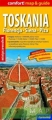 Toskania + Florencja map&guide. Mapa turystyczna z miniprzewodni