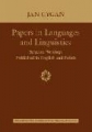 Papers in Languages and  Linguistics. Selected Writings Publishe